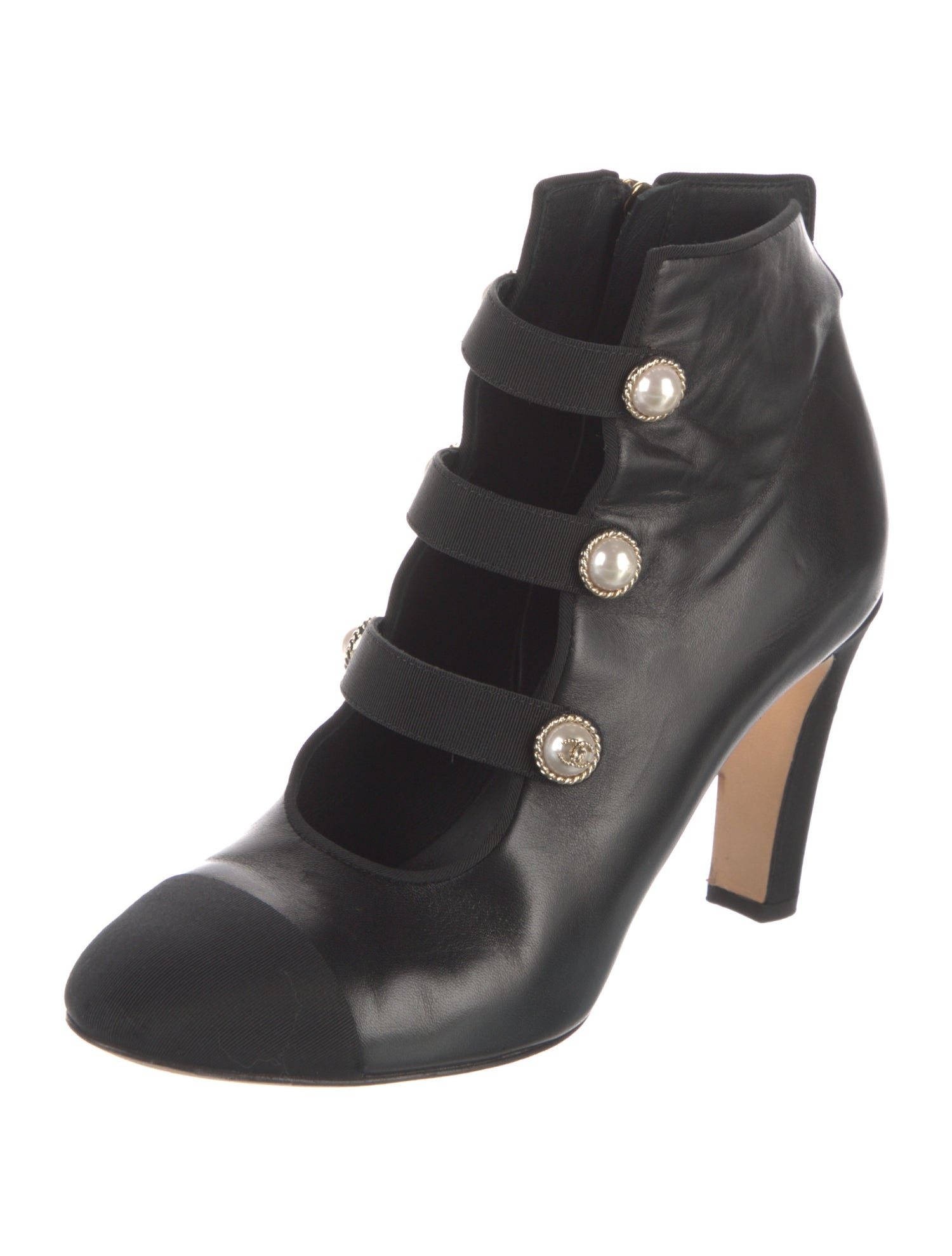 Chanel 2017 Interlocking CC Logo Boots