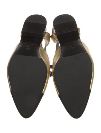 Chanel 2020 Interlocking CC Logo Slingback Flats