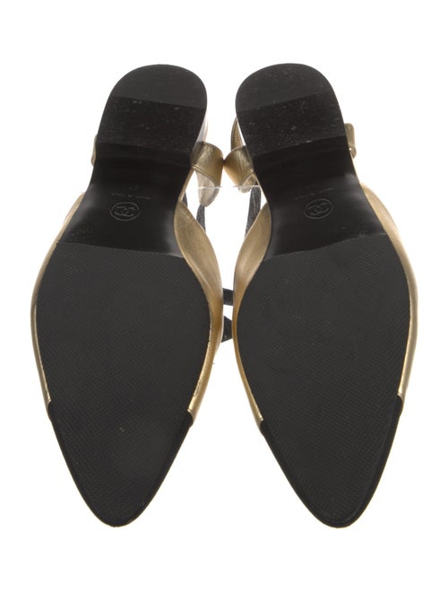 Chanel 2020 Interlocking CC Logo Slingback Flats