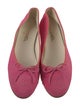 Chanel Interlocking CC Logo Canvas Ballet Flats