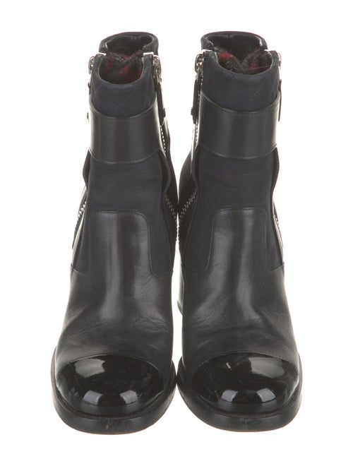 Chanel 2016 Interlocking CC Logo Boots