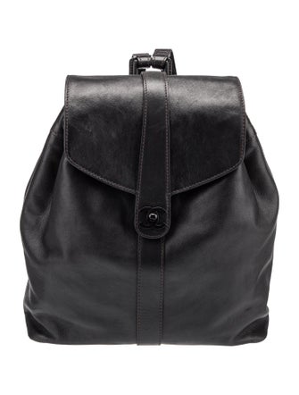 Chanel So Black CC Drawstring Backpack