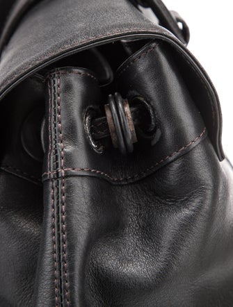 Chanel So Black CC Drawstring Backpack