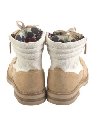 Chanel 2015 Interlocking CC Logo Combat Boots