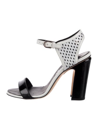 Chanel 2014 Interlocking CC Logo Sandals