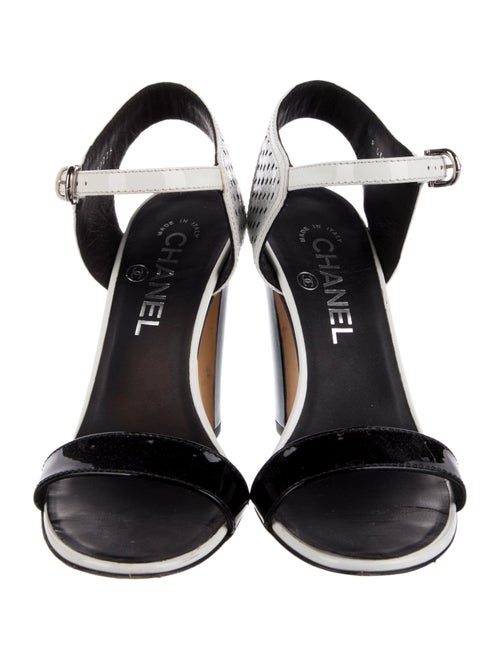 Chanel 2014 Interlocking CC Logo Sandals