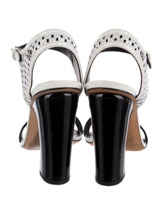 Chanel 2014 Interlocking CC Logo Sandals