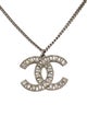 Chanel Strass CC Pendant Necklace