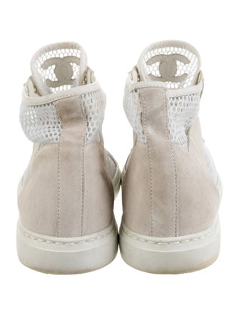 Chanel Interlocking CC Logo Mesh Sneakers