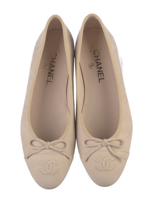 Chanel 2025 Interlocking CC Logo Ballet Flats
