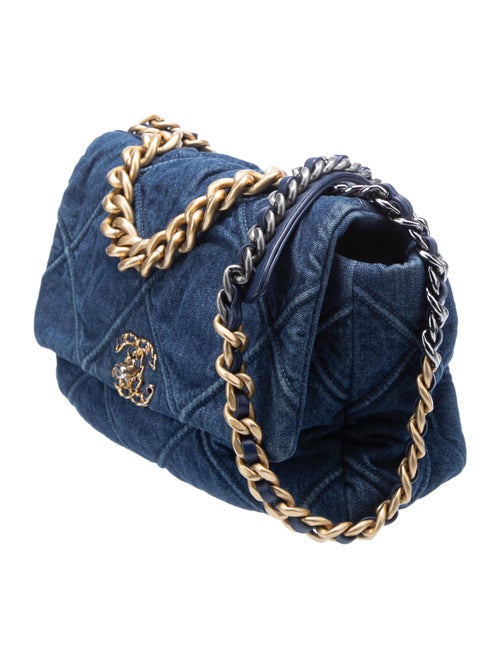 Chanel Large Denim 19 Flap Bag