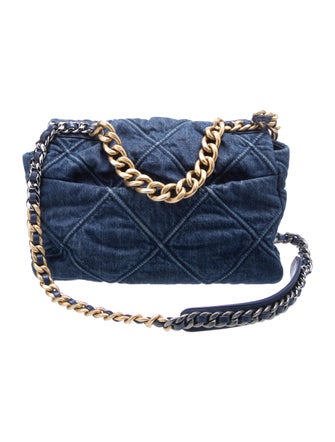 Chanel Large Denim 19 Flap Bag