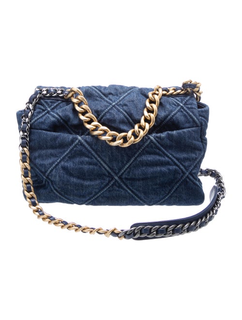 Chanel Large Denim 19 Flap Bag