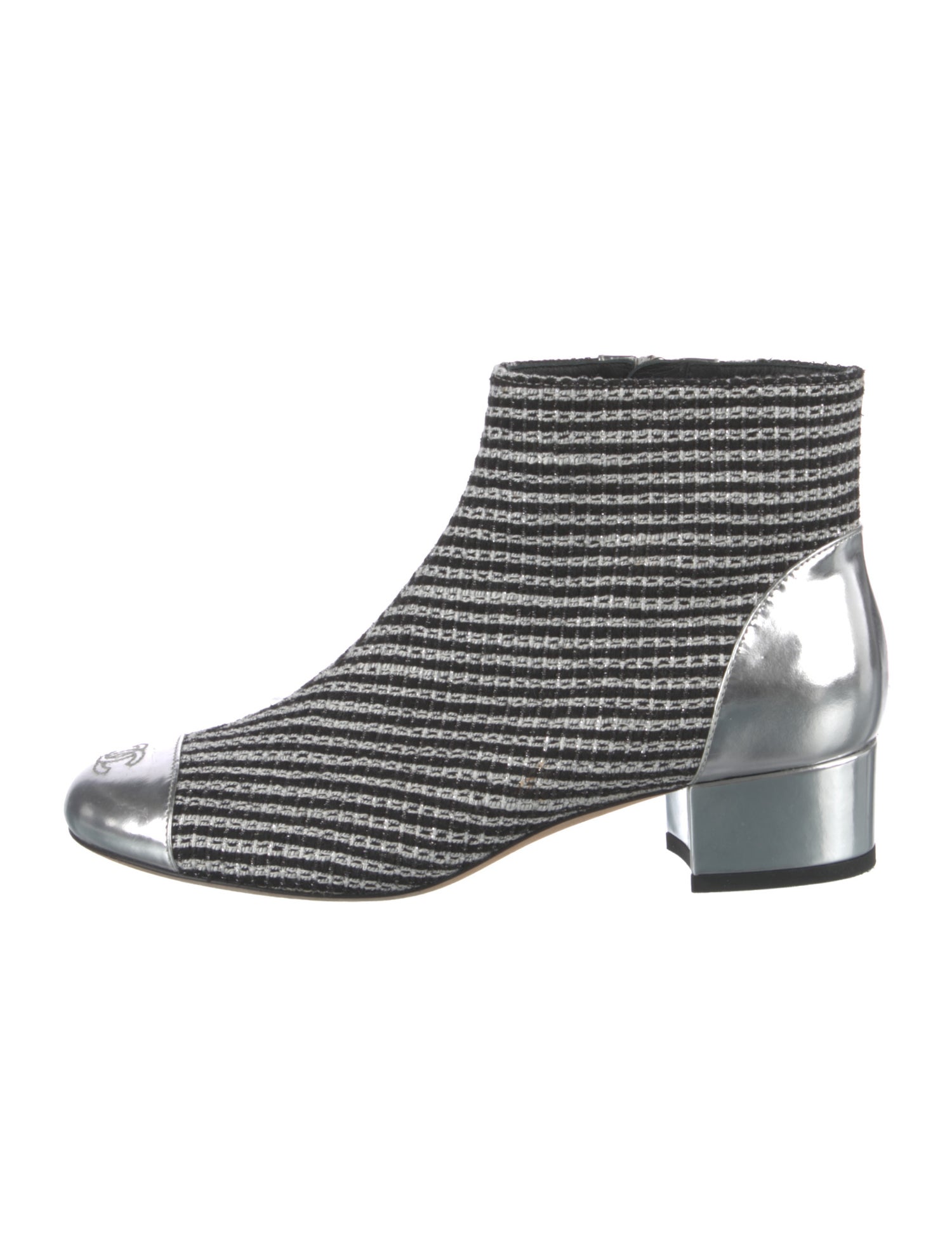 Chanel 2016 Interlocking CC Logo Boots