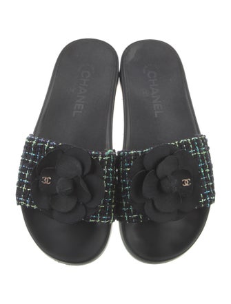 Chanel 2017 Interlocking CC Logo Slides