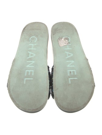 Chanel 2017 Interlocking CC Logo Slides