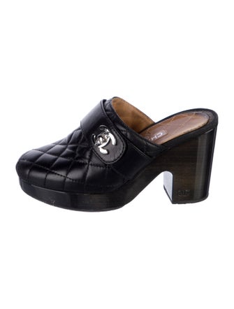 Chanel 2011 Interlocking CC Logo Mules