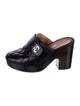 Chanel 2011 Interlocking CC Logo Mules