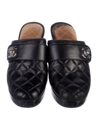 Chanel 2011 Interlocking CC Logo Mules