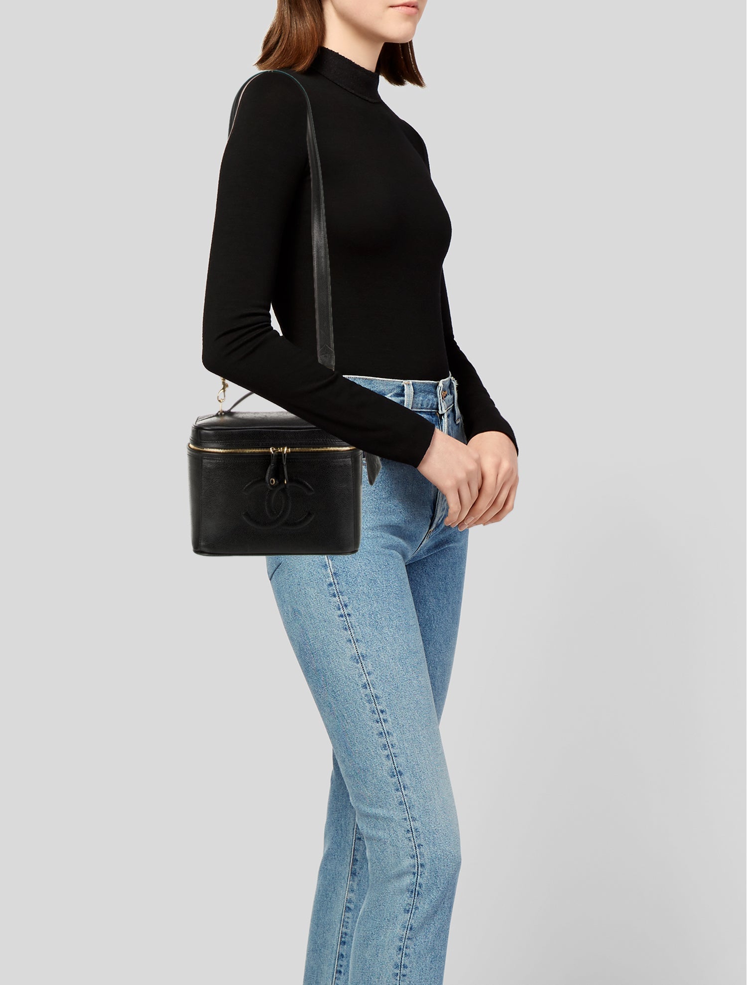 Chanel Large Timeless Vanity Case w/ Strap