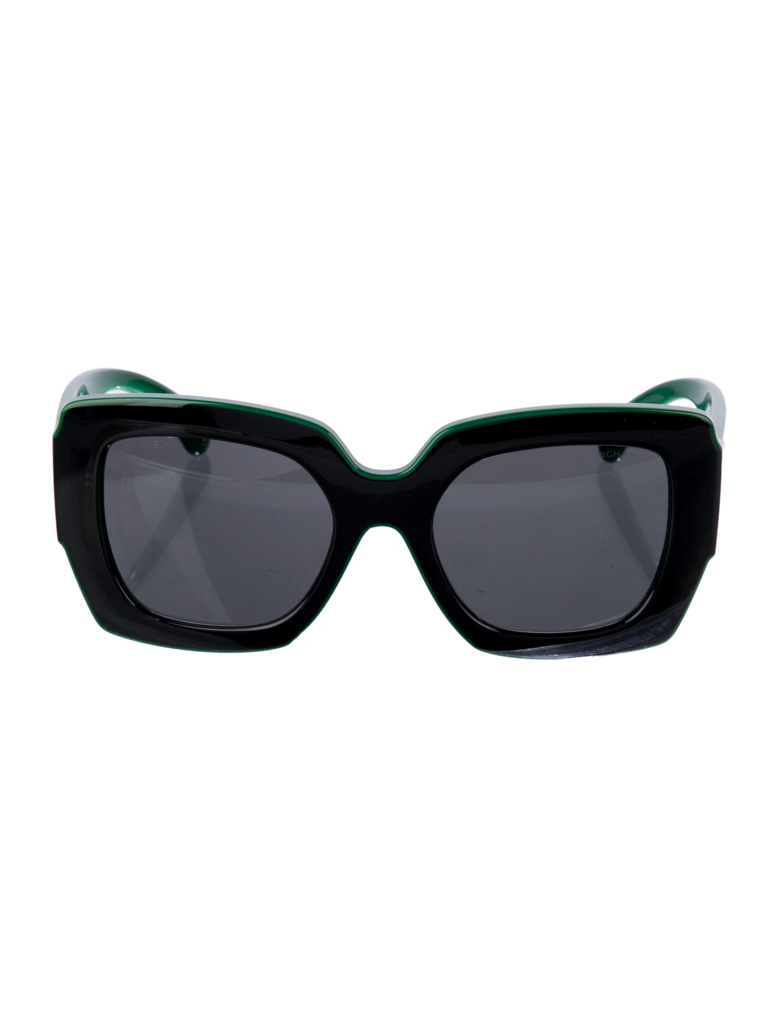 Chanel Interlocking CC Logo Square Sunglasses