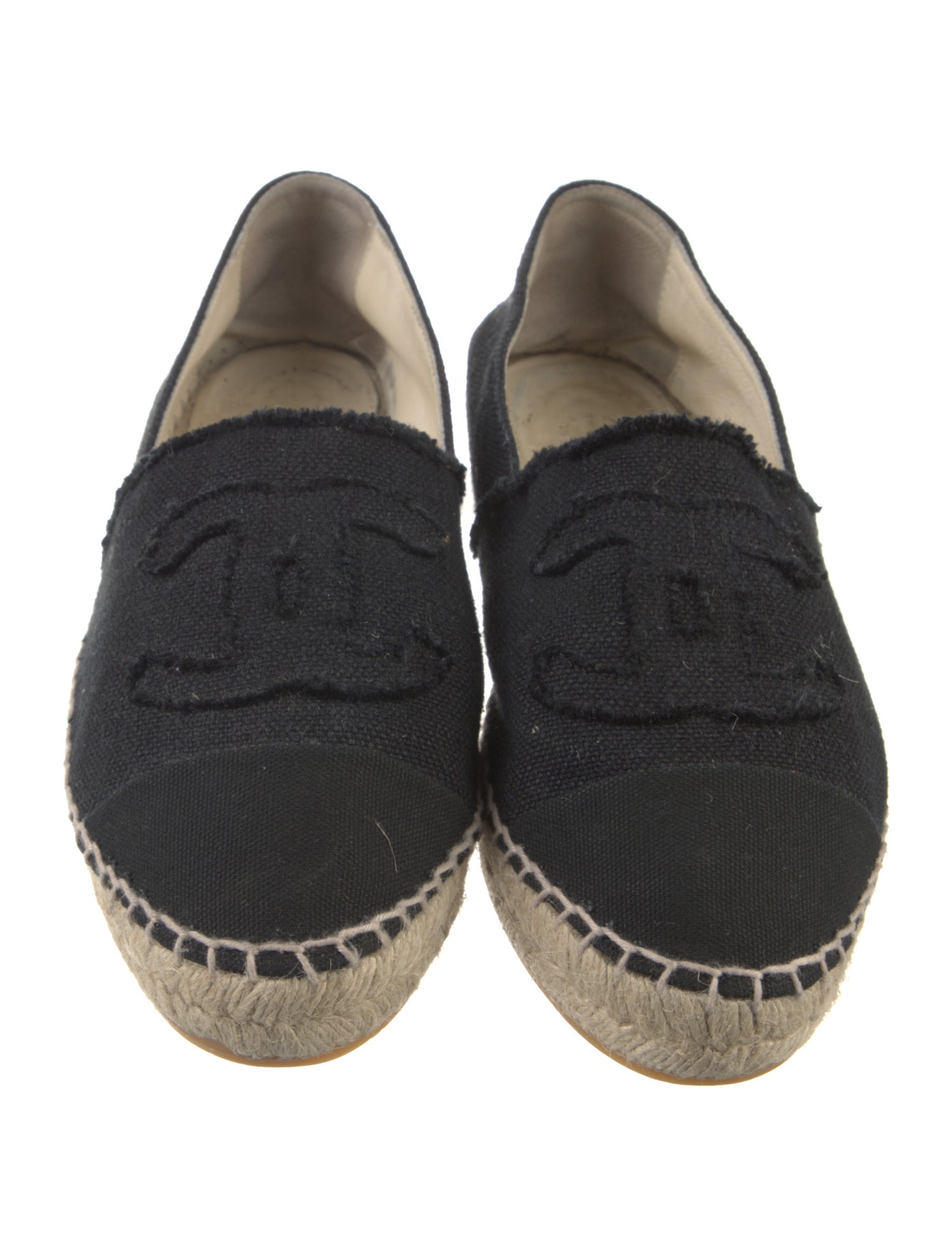 Chanel 2015 Interlocking CC Logo Espadrilles