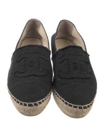 Chanel 2015 Interlocking CC Logo Espadrilles