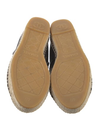 Chanel 2015 Interlocking CC Logo Espadrilles