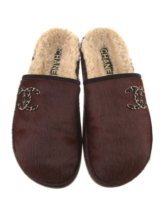 Chanel 2022 Interlocking CC Logo Mules