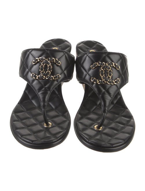 Chanel 2023 Interlocking CC Logo Slides