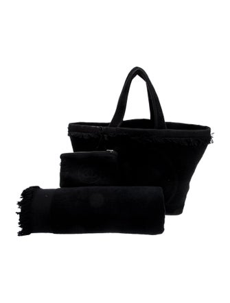 Chanel 3-Piece CC Terrycloth Beach Set