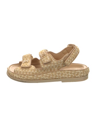 Chanel Interlocking CC Logo Espadrilles