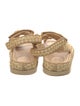 Chanel Interlocking CC Logo Espadrilles