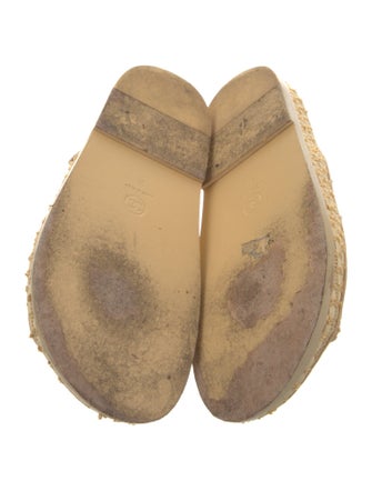 Chanel Interlocking CC Logo Espadrilles