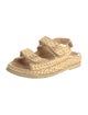 Chanel Interlocking CC Logo Jute Espadrilles