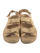 Chanel Interlocking CC Logo Jute Espadrilles