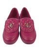 Chanel Interlocking CC Logo Leather Loafers