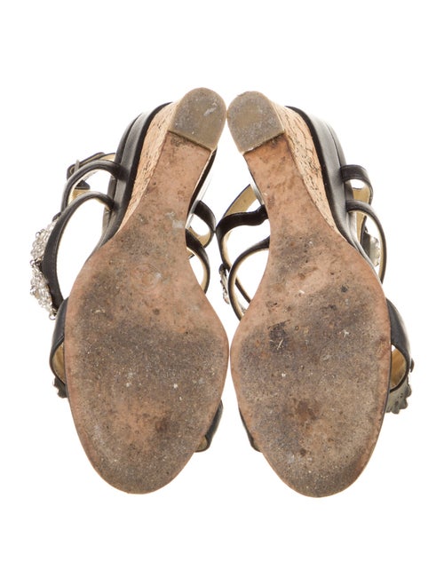 Chanel 2012 Interlocking CC Logo T-Strap Sandals