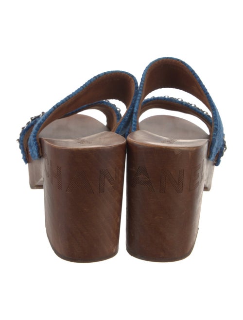 Chanel 2020 Chain-Link Accent Slides