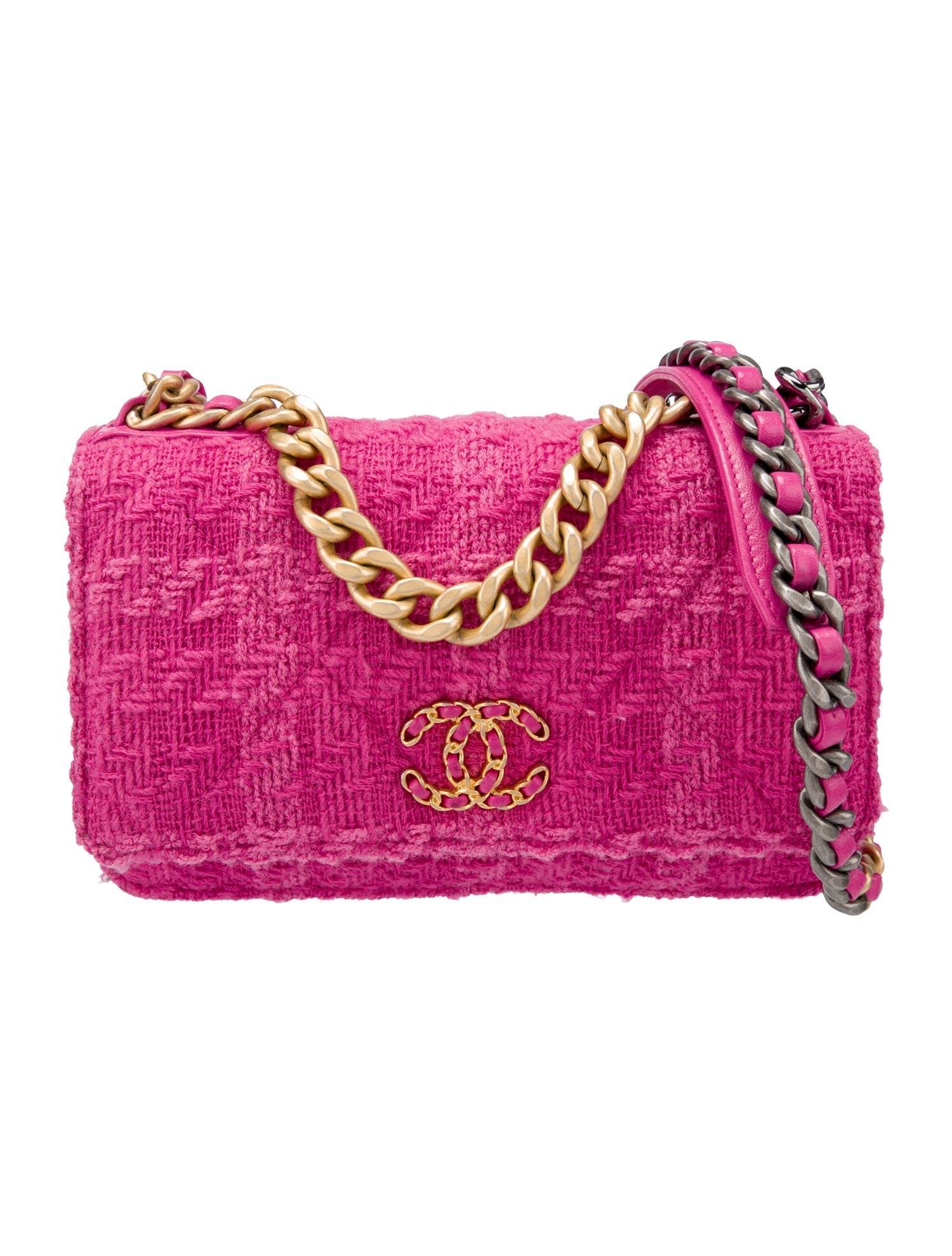 Chanel Tweed 19 Wallet On Chain