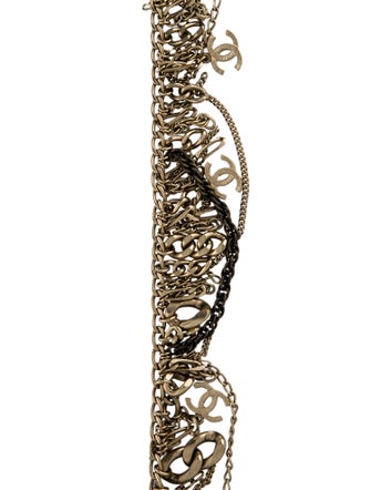 Chanel CC Fringe Chain Necklace