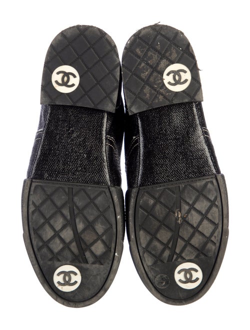 Chanel 2015 Interlocking CC Logo Combat Boots