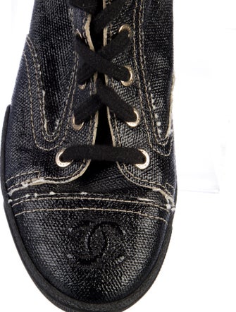 Chanel 2015 Interlocking CC Logo Combat Boots