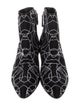 Alaïa Suede Printed Lace-Up Boots