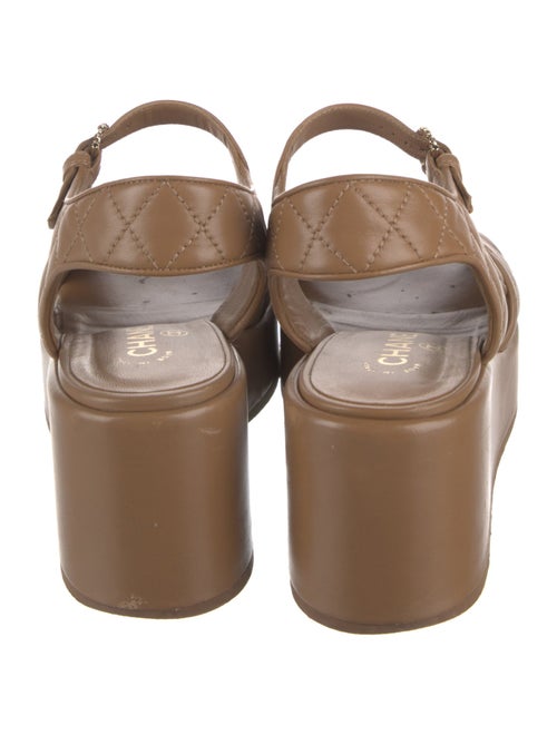 Chanel 2022 Interlocking CC Logo Sandals