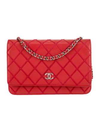 Chanel Diamond Stitch Wallet On Chain