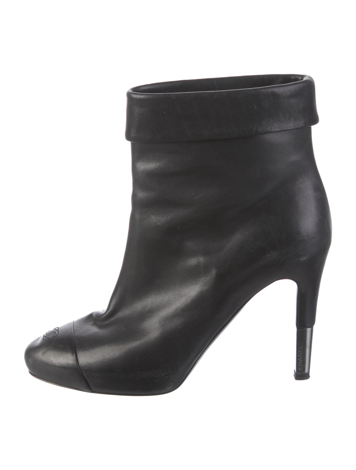 Chanel 2013 Interlocking CC Logo Boots