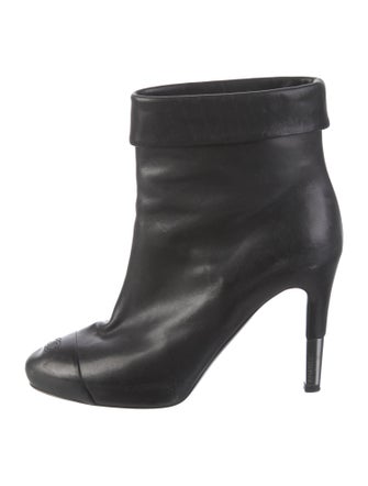 Chanel 2013 Interlocking CC Logo Boots