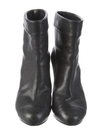 Chanel 2013 Interlocking CC Logo Boots