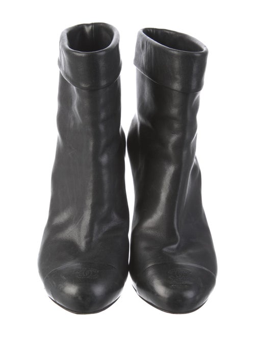 Chanel 2013 Interlocking CC Logo Boots